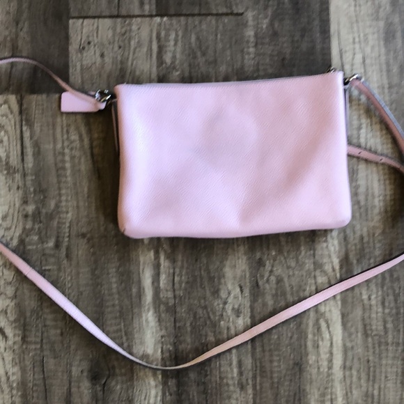 Coach Polished Pebble Journal Crossbody Purse in Pink Petal - Picture 13 of 14